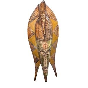 EXTREMELY RARE VTG TERRACOTTA TIKAR Fertility Virility Statue African Carving!!